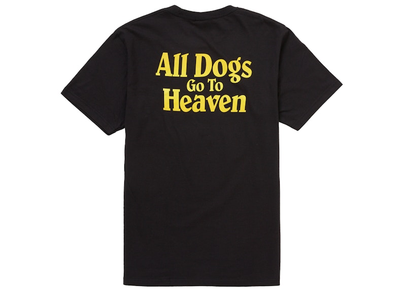 Supreme All Dogs Go To Heaven Tee Black