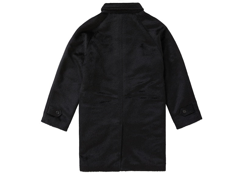 Supreme Alpaca Overcoat Black