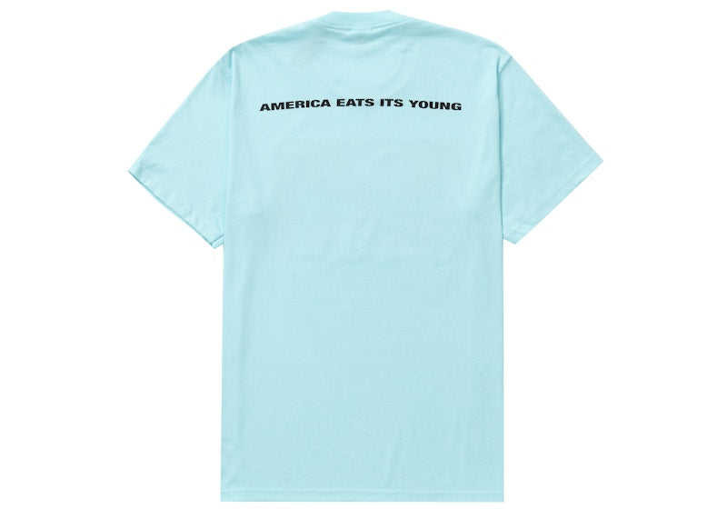 Supreme America Eats Its Young Tee Turquoise