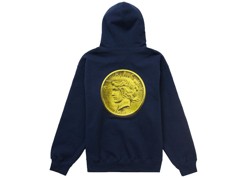 Supreme Anarchy Hooded Sweatshirt Navy