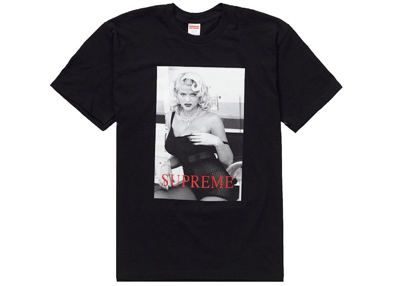 Supreme Anna Nicole Smith Tee Black