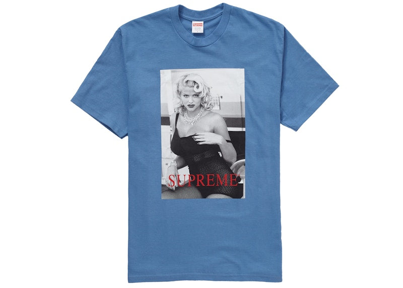 Supreme Anna Nicole Smith Tee Dusty Light Royal