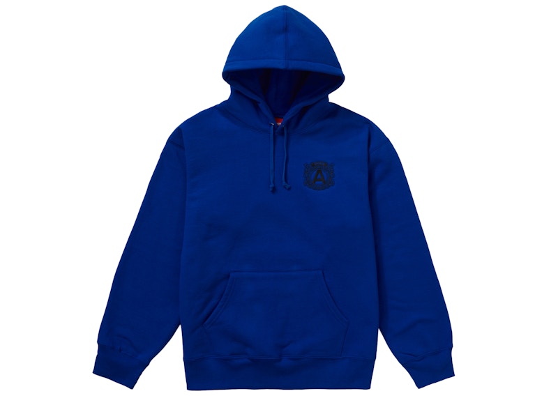 Supreme Anti Hooded Sweatshirt Royal