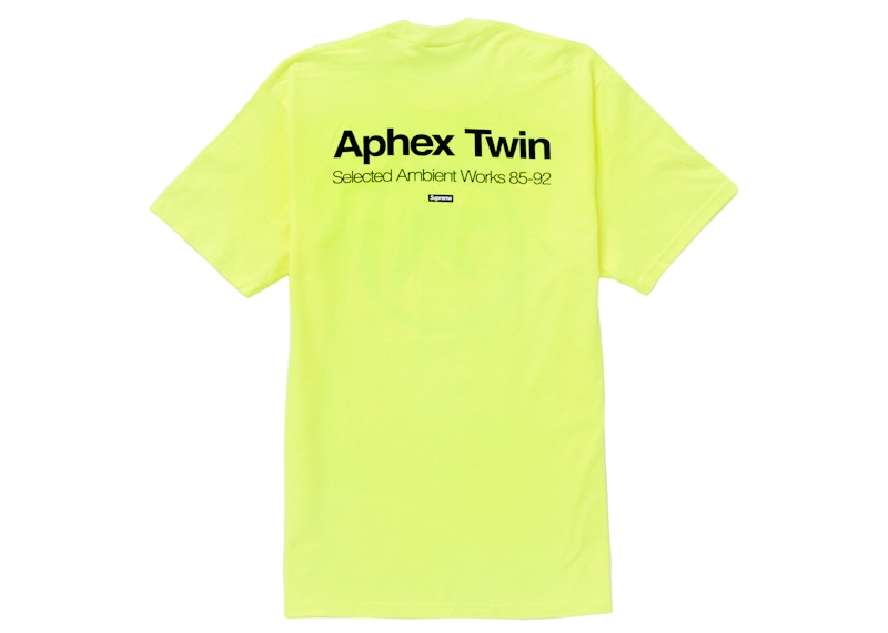 Supreme Aphex Twin Ambient Works Tee Fluorescent Yellow