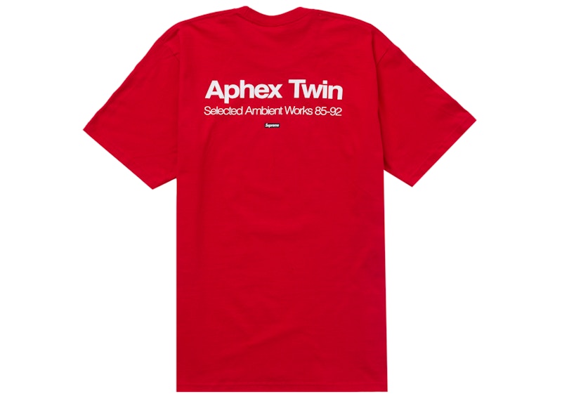 Supreme Aphex Twin Ambient Works Tee Red