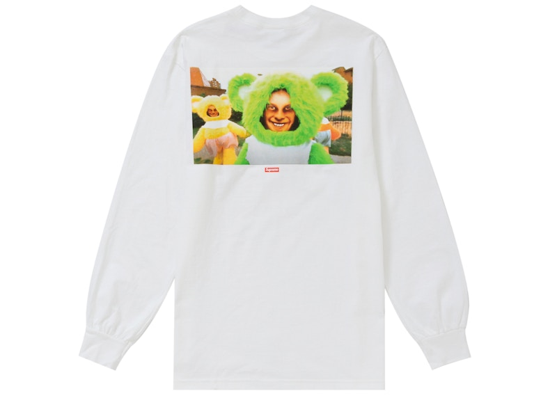 Supreme Aphex Twin Donkey Rhubarb L/S Tee White