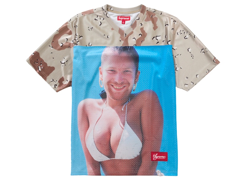Supreme Aphex Twin Football Jersey Chocolate Chip Camo