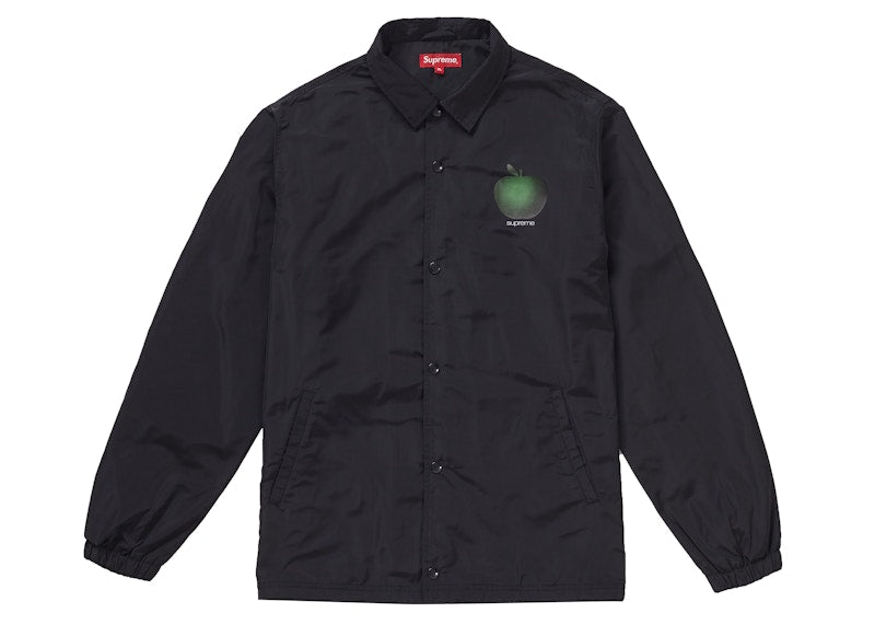 Supreme Apple Coaches Jacket Black