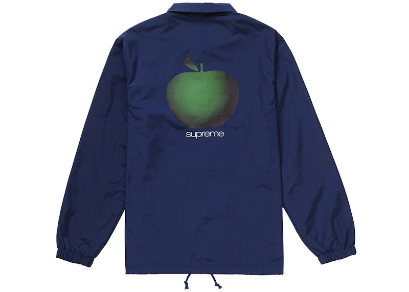 Supreme Apple Coaches Jacket Navy