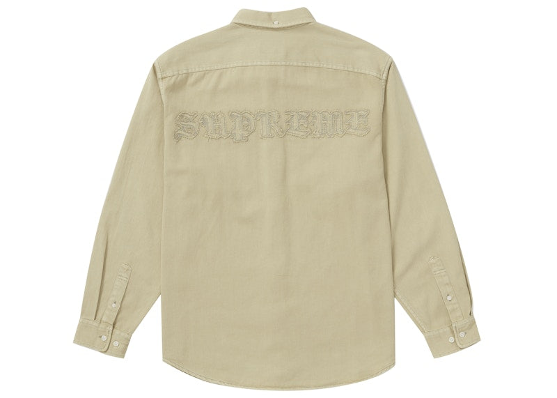 Supreme Appliqué Denim Shirt Natural