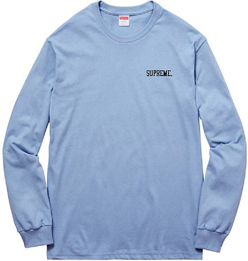 Supreme Araki Orchid LS Tee Light Blue