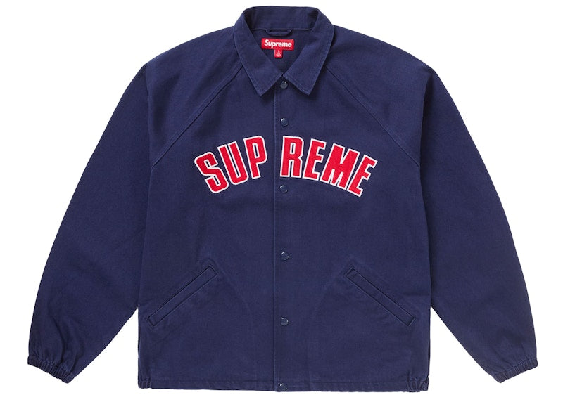 Supreme Arc Denim Coaches Jacket Navy