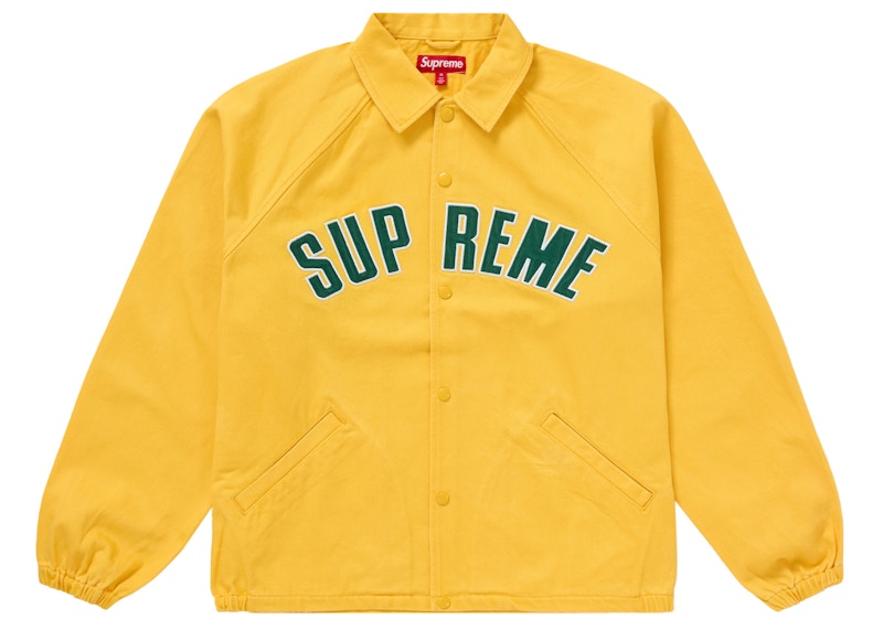 Supreme Arc Denim Coaches Jacket Yellow