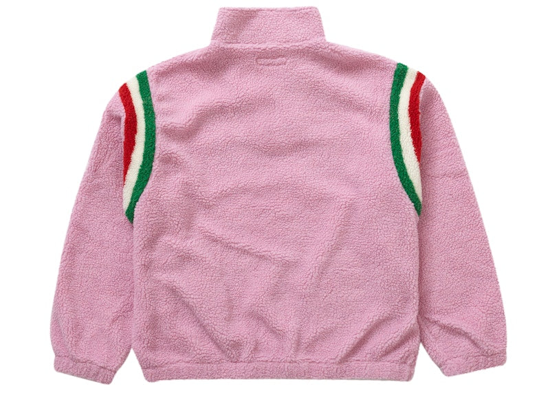 Supreme Arc Half Zip Fleece Pullover Pink