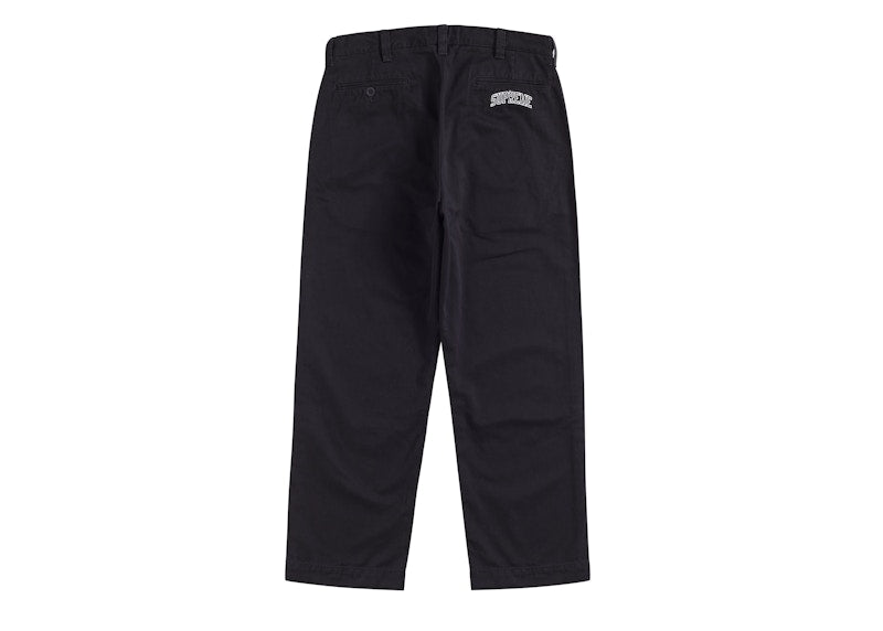 Supreme Arc Logo Chino Pant Black