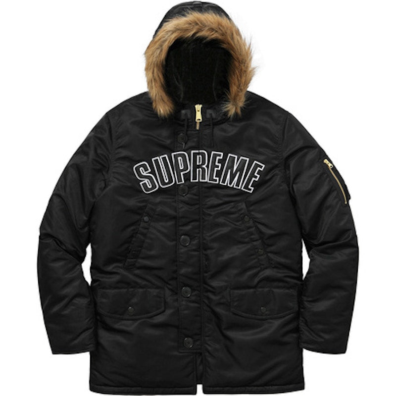 Supreme Arc Logo N3B Parka Black