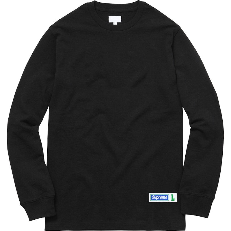 Supreme Athletic Label L/S Top Black