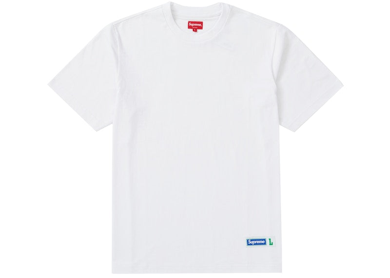 Supreme Athletic Label Tee White