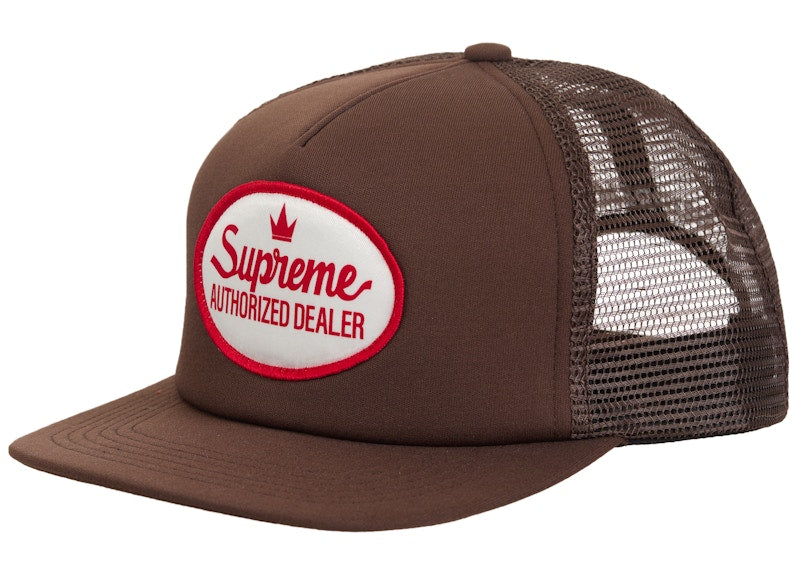 Supreme Authorized Mesh Back 5-Panel (FW24) Brown