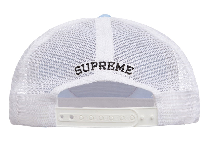Supreme Authorized Mesh Back 5-Panel Light Blue