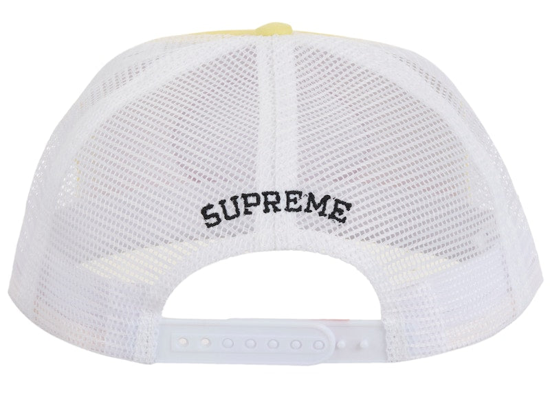 Supreme Authorized Mesh Back 5-Panel (SS25) Light Yellow