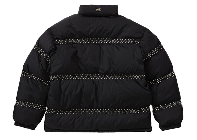 Supreme B.B. Simon Studded Puffer Jacket Black