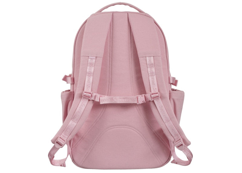 Supreme Logo Backpack (SS25) Light Pink