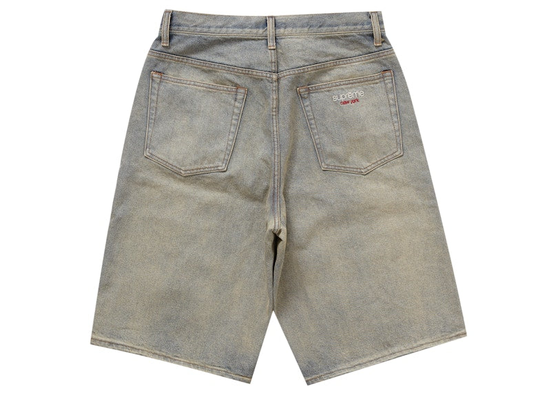 Supreme Baggy Denim Short Dirty Indigo