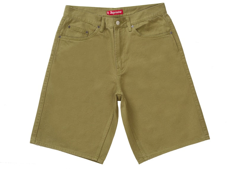 Supreme Baggy Denim Short Light Olive