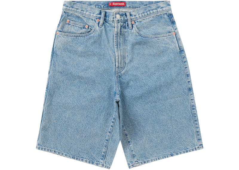 Supreme Baggy Denim Short Washed Blue