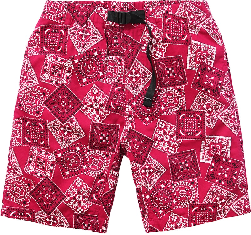 Supreme Bandana Belted Short Red