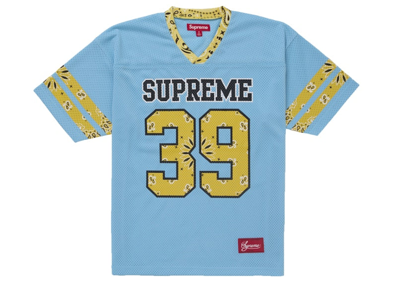 Supreme Bandana Football Jersey Blue