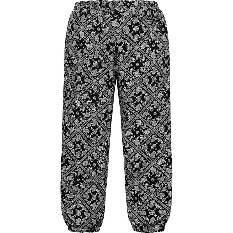 Supreme Bandana Track Pant Black
