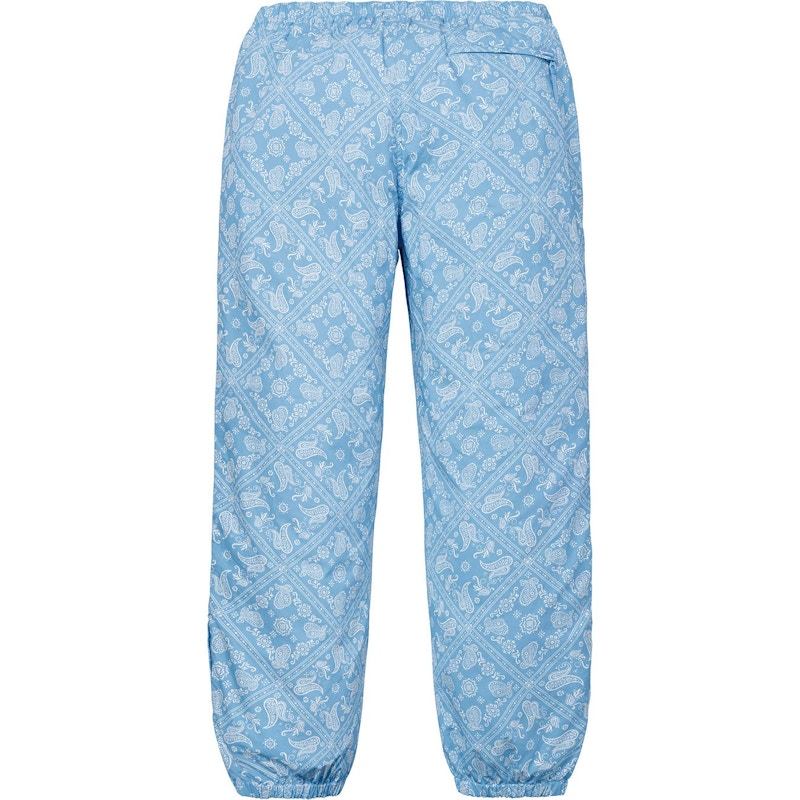 Supreme Bandana Track Pant Light Blue