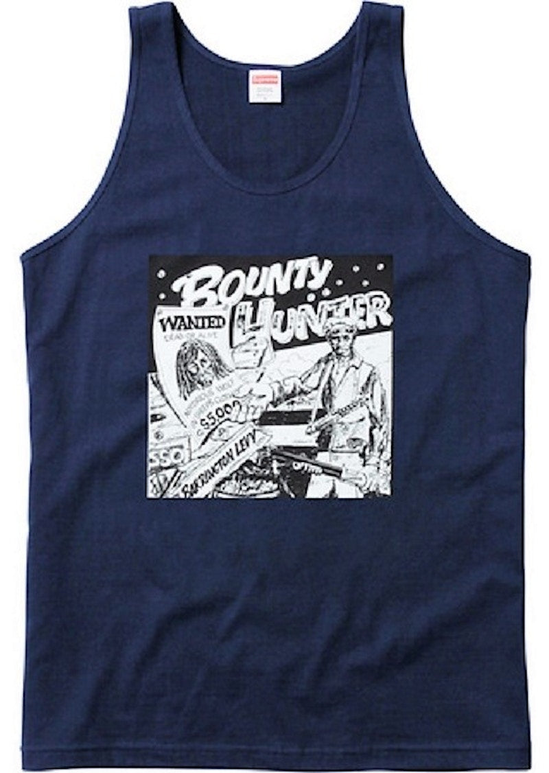 Supreme Barrington Levy Jah Life Bounty Hunter Tank Top Navy