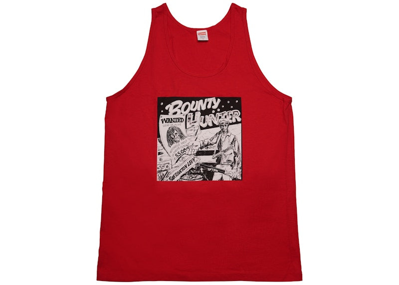 Supreme Barrington Levy Jah Life Bounty Hunter Tank Top Red