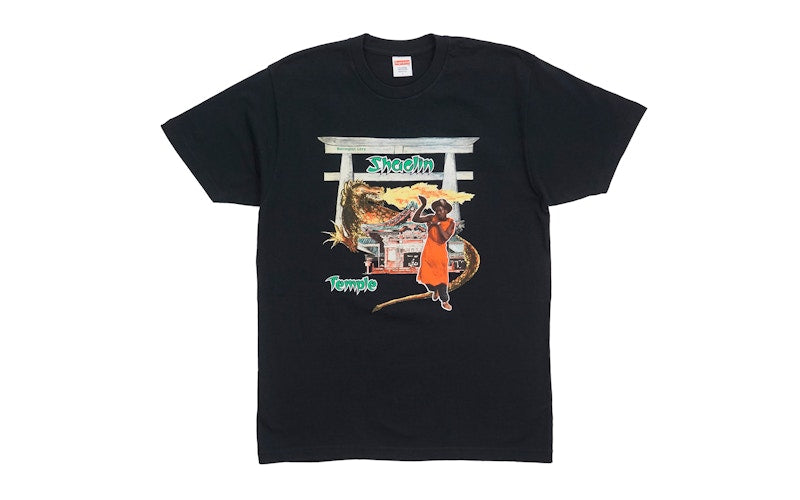 Supreme Barrington Levy Jah Life Shaolin Temple Tee Black