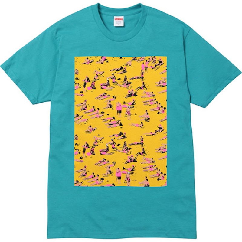 Supreme Beach Tee Turquoise