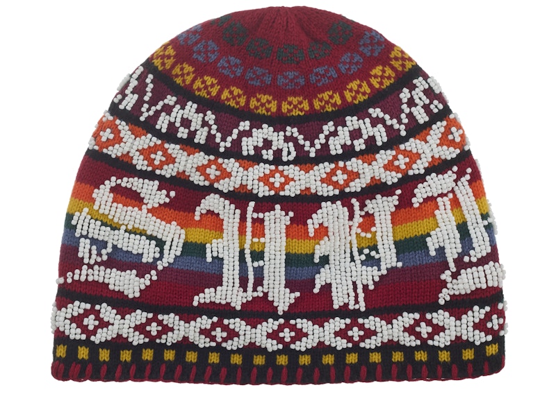 Supreme Beaded Beanie Multicolor