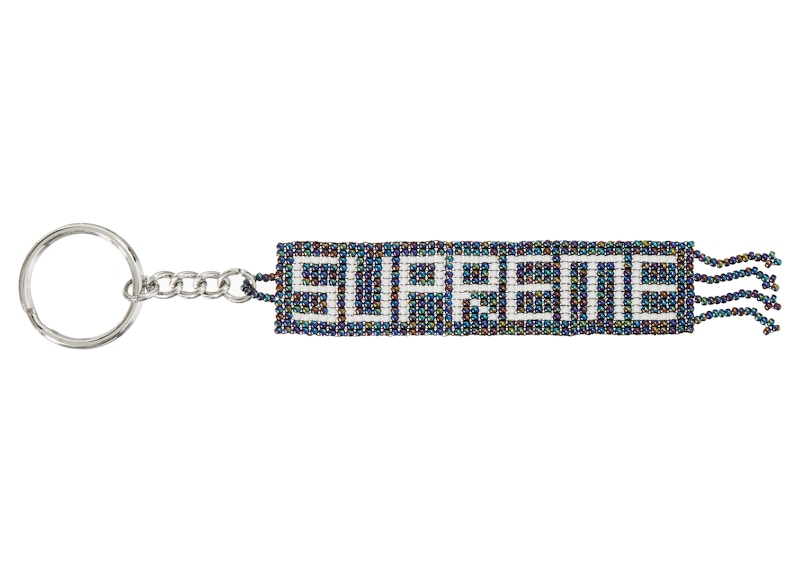 Supreme Beaded Keychain Multicolor