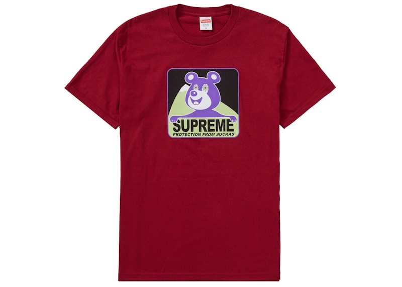 Supreme Bear Tee Cardinal