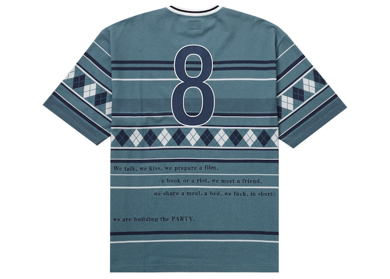 Supreme Bernadette Corporation Pique Soccer Top Blue