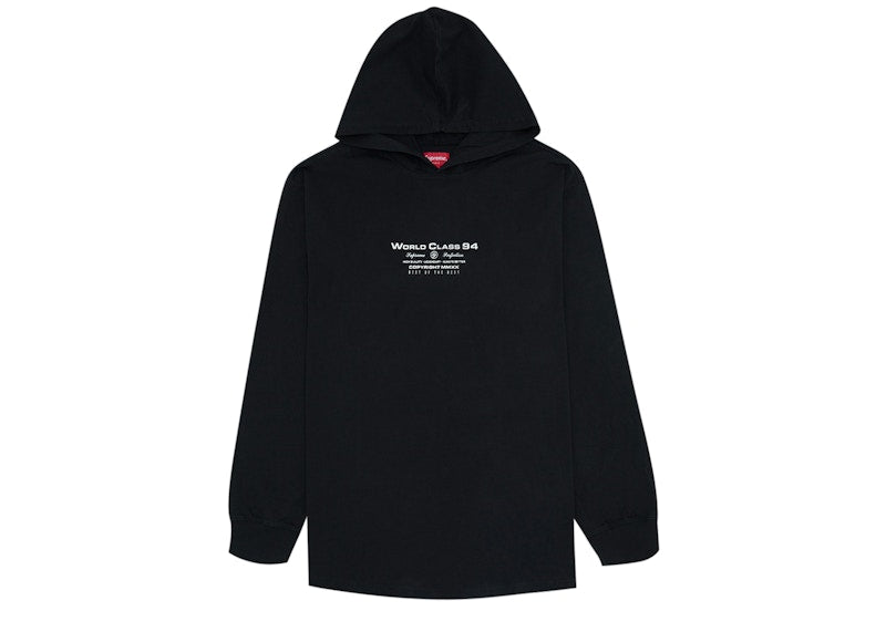 Supreme Best Of The Best Hooded L/S Top Black