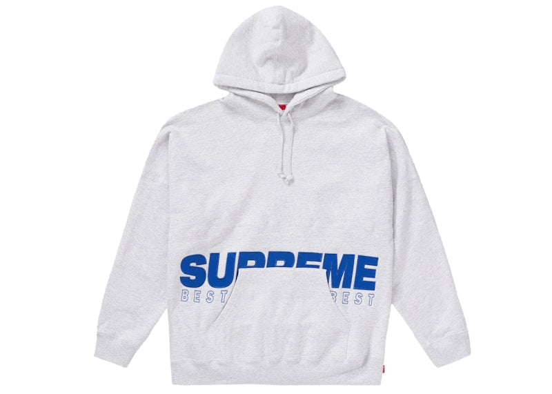 Supreme Best Of The Best Hooded Sweatshirt Ash Grey