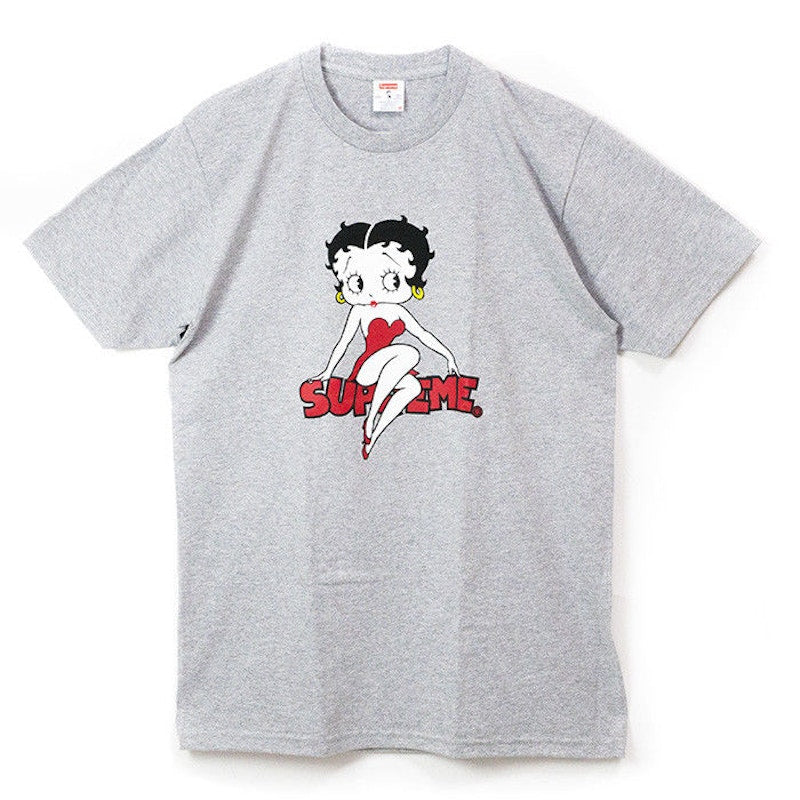 Supreme Betty Boop Tee Heather Grey