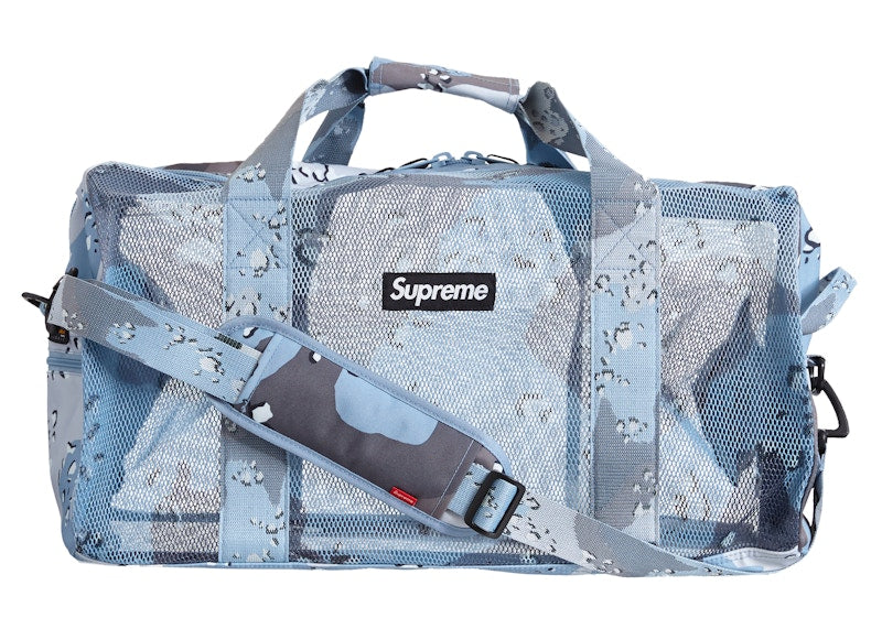 Supreme Big Duffle Bag (SS20) Blue Chocolate Chip Camo