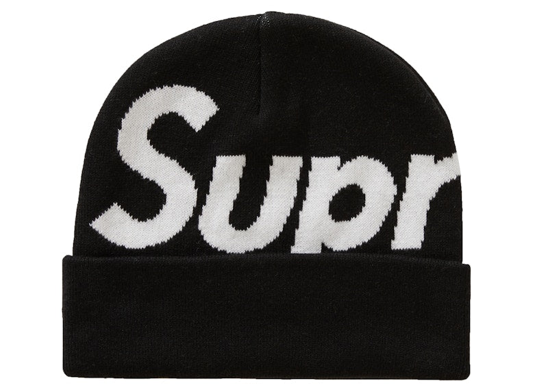 Supreme Big Logo Beanie (FW20) Black