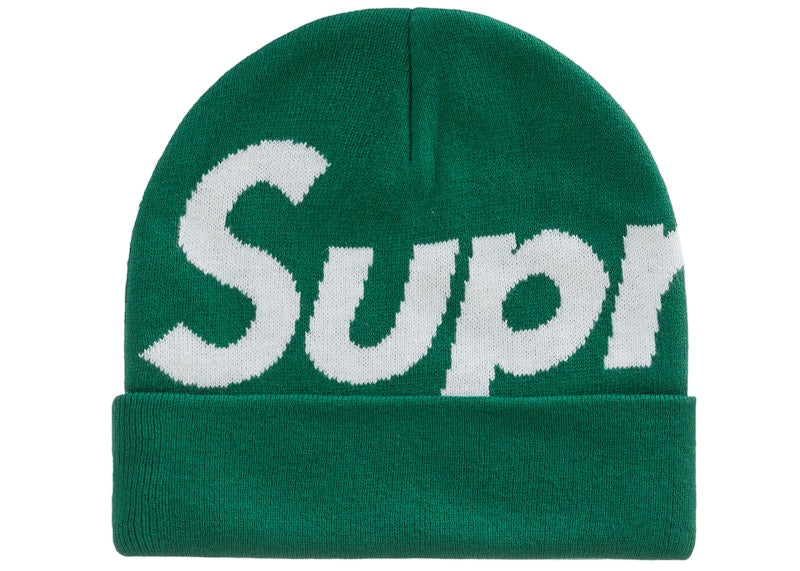 Supreme Big Logo Beanie (FW22) Dark Green