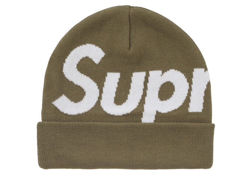 Supreme Big Logo Beanie (FW24) Olive