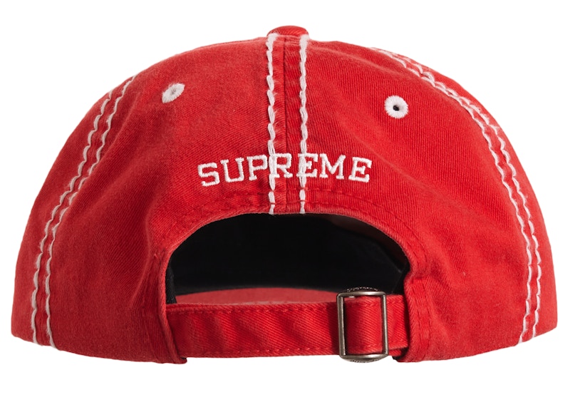 Supreme Big Stitch 6-Panel Red